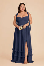 Daphne Slate Blue alternate view 1 bridesmaid dress