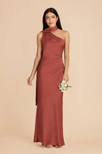 Ariadne Spice front view bridesmaid dress