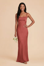 Noelle Spice front view bridesmaid dress