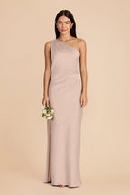 Ariadne Taupe alternate view 2 bridesmaid dress
