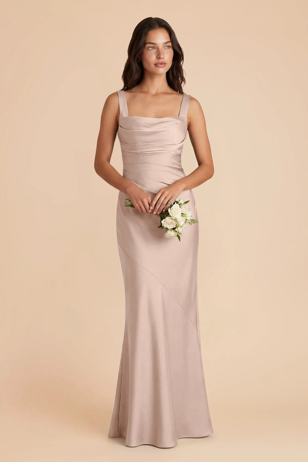 Colette Taupe alternate view 1 bridesmaid dress