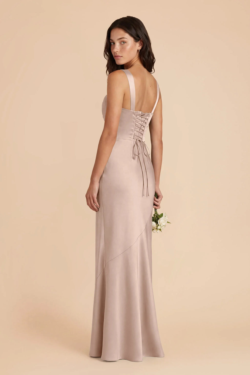 Colette Taupe alternate view 2 bridesmaid dress
