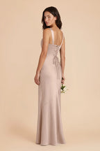 Colette Taupe alternate view 2 bridesmaid dress
