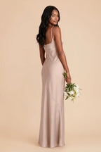 Noelle Taupe alternate view 2 bridesmaid dress