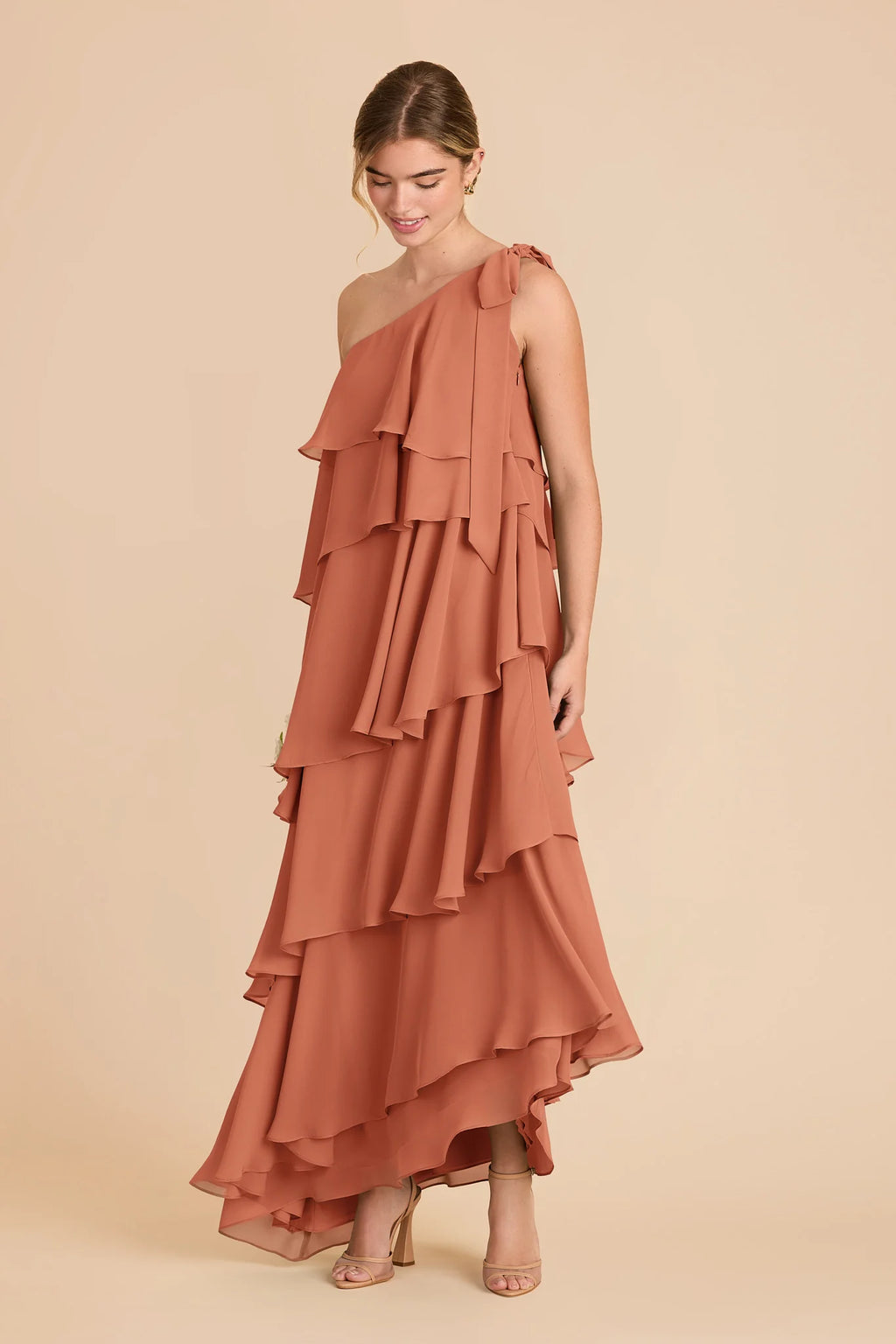 Marisol Terracotta alternate view 1 bridesmaid dress