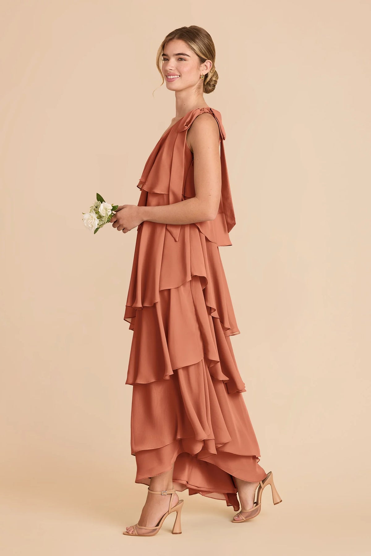 Marisol Terracotta alternate view 2 bridesmaid dress