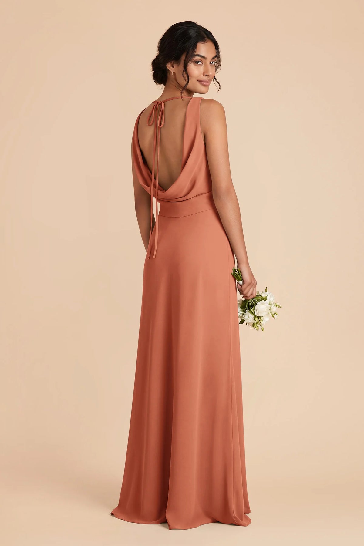 Odette Terracotta alternate view 2 bridesmaid dress