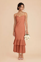 Liora Terracotta alternate view 1 bridesmaid dress