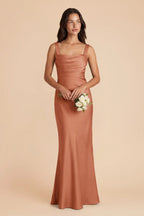 Colette Terracotta alternate view 1 bridesmaid dress
