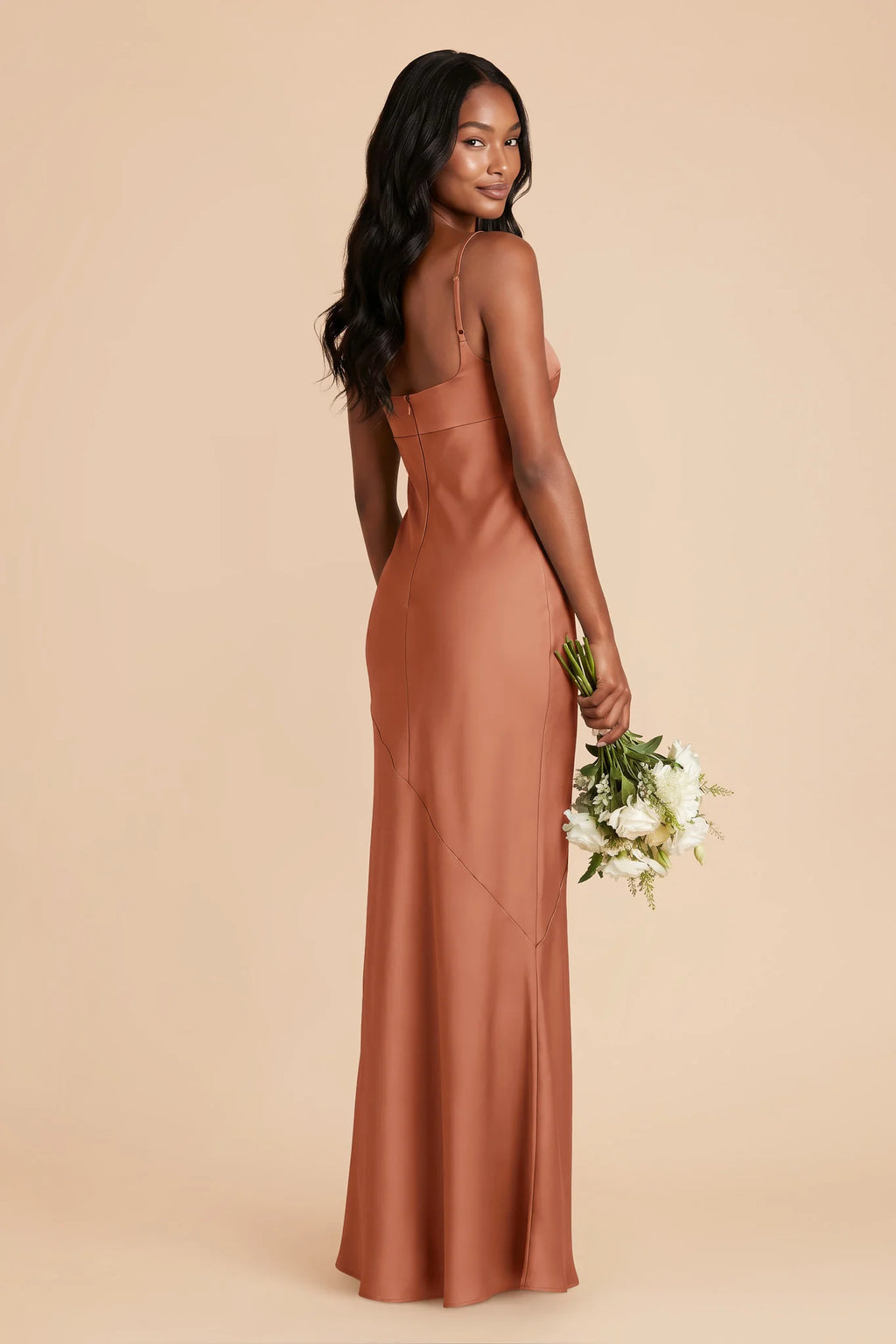 Noelle Terracotta alternate view 2 bridesmaid dress