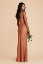 Noelle Terracotta alternate view 2 bridesmaid dress