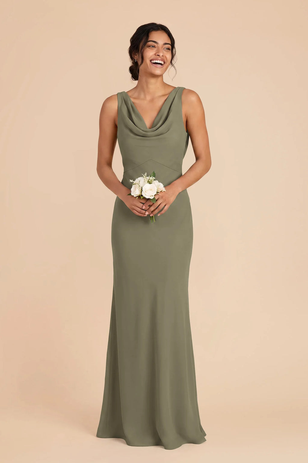 Odette Thyme alternate view 1 bridesmaid dress