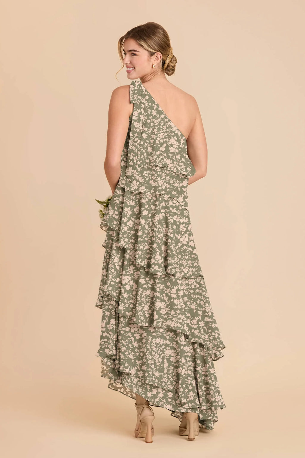 Marisol Thyme Dreamy Floral alternate view 1 bridesmaid dress