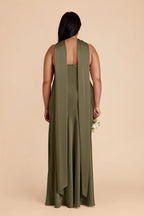 Camille Thyme back view bridesmaid dress