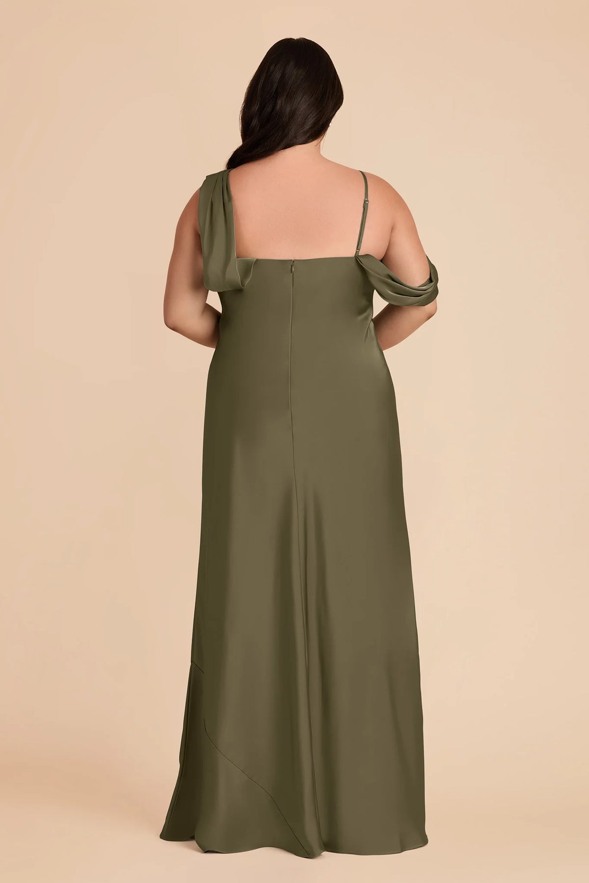 Thalia Thyme back view bridesmaid dress