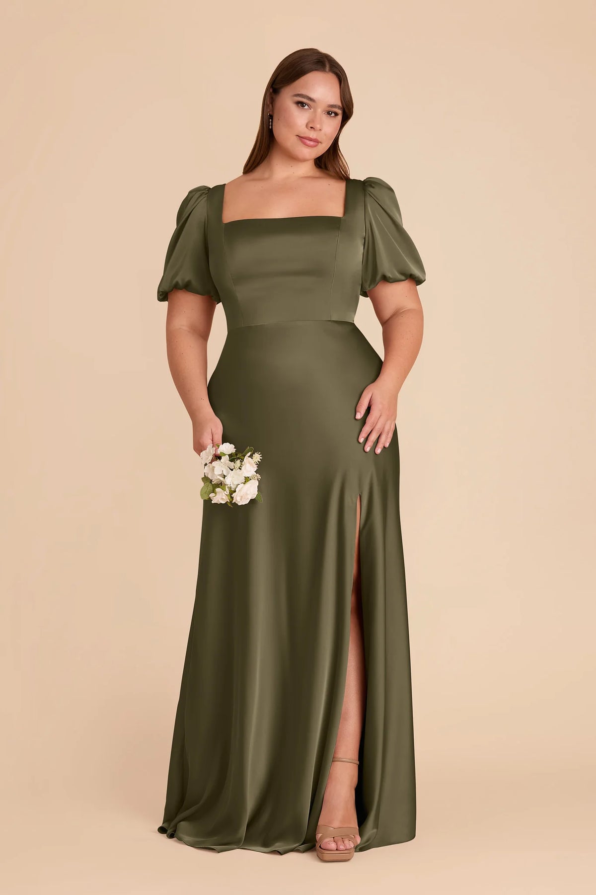 Selene Thyme alternate view 1 bridesmaid dress