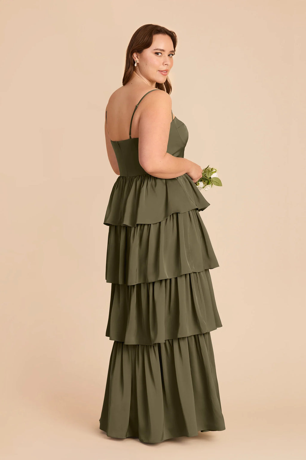 Calista Thyme alternate view 6 bridesmaid dress