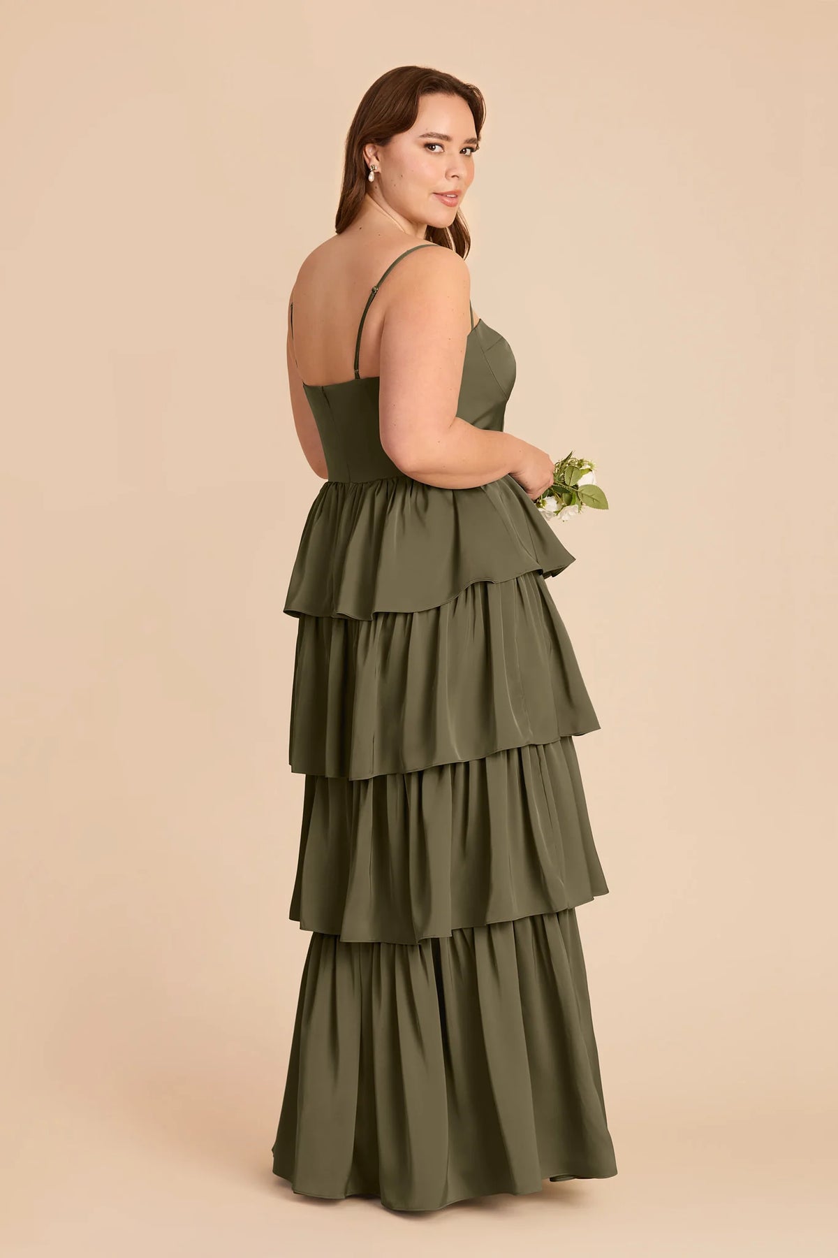 Calista Thyme alternate view 6 bridesmaid dress