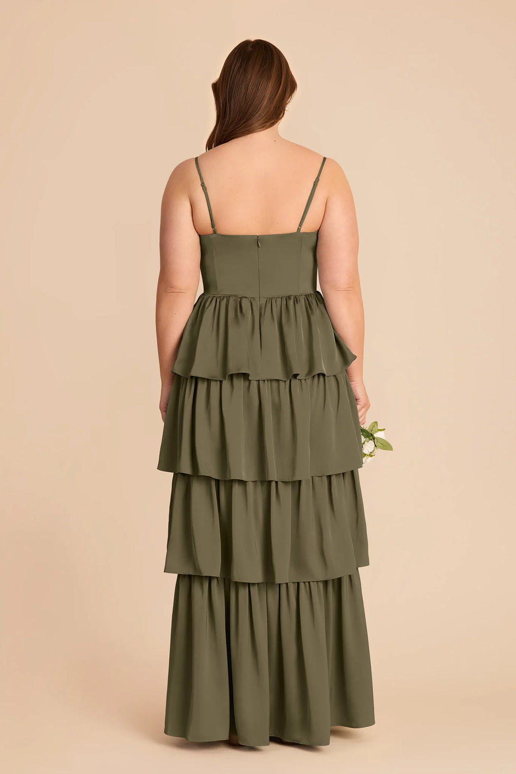 Calista Thyme back view bridesmaid dress