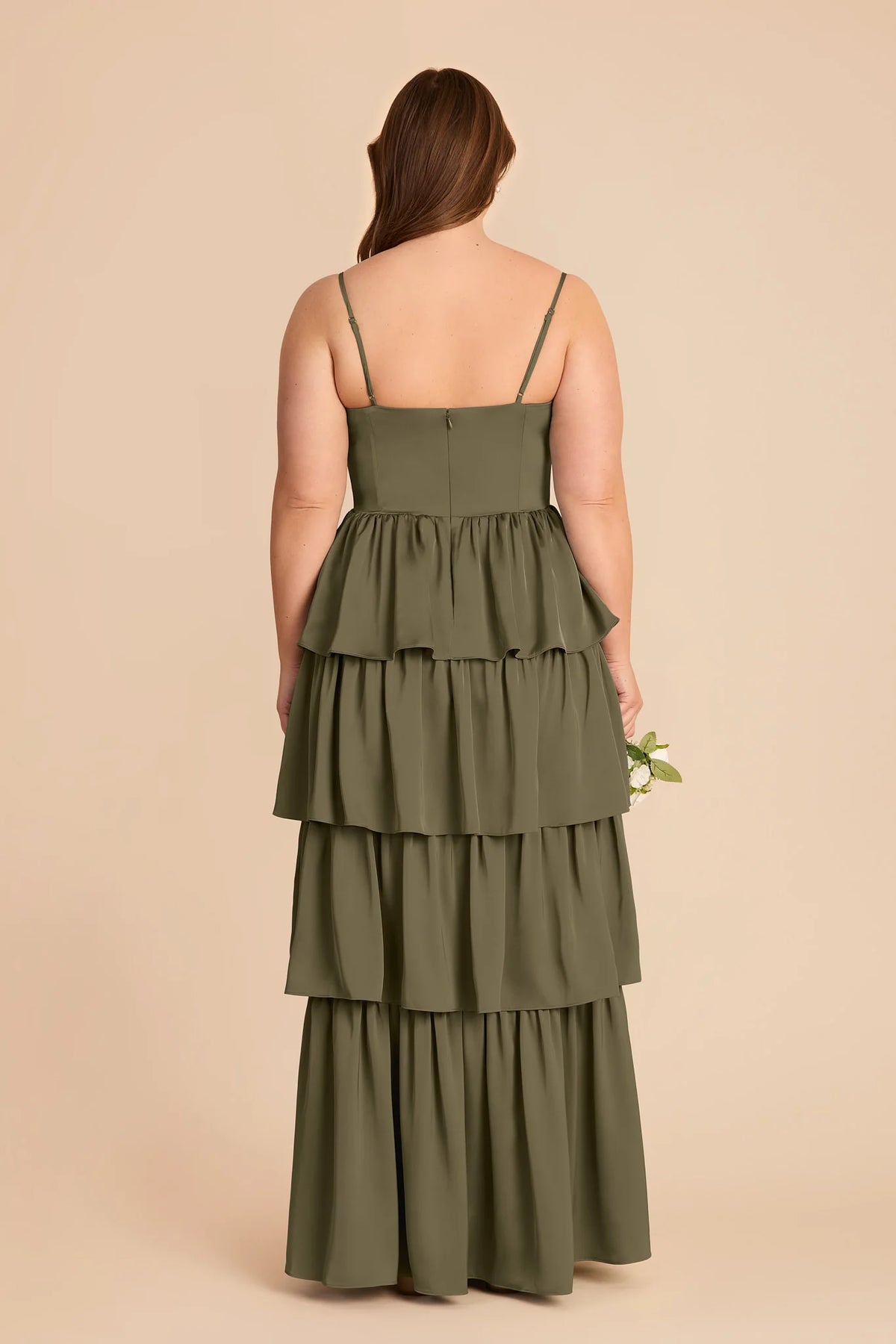 Calista Thyme back view bridesmaid dress