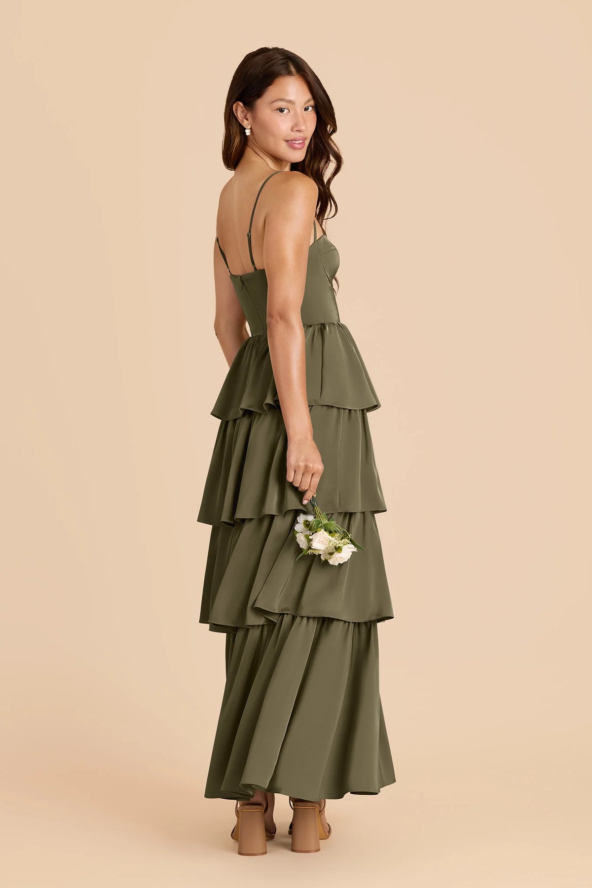 Calista Thyme alternate view 3 bridesmaid dress