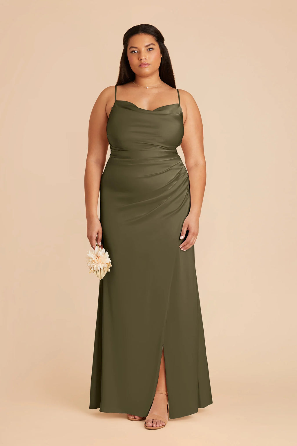 Sabine Thyme alternate view 1 bridesmaid dress