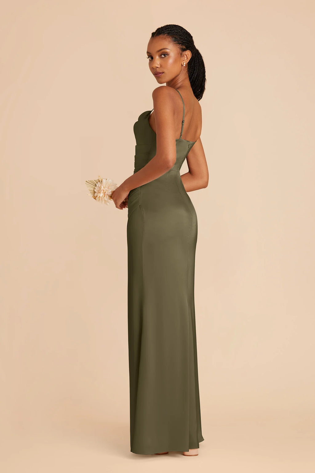 Sabine Thyme alternate view 2 bridesmaid dress