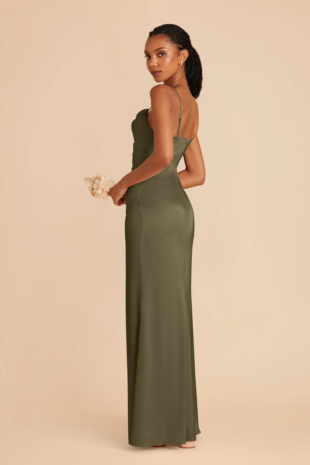 Sabine Thyme alternate view 2 bridesmaid dress