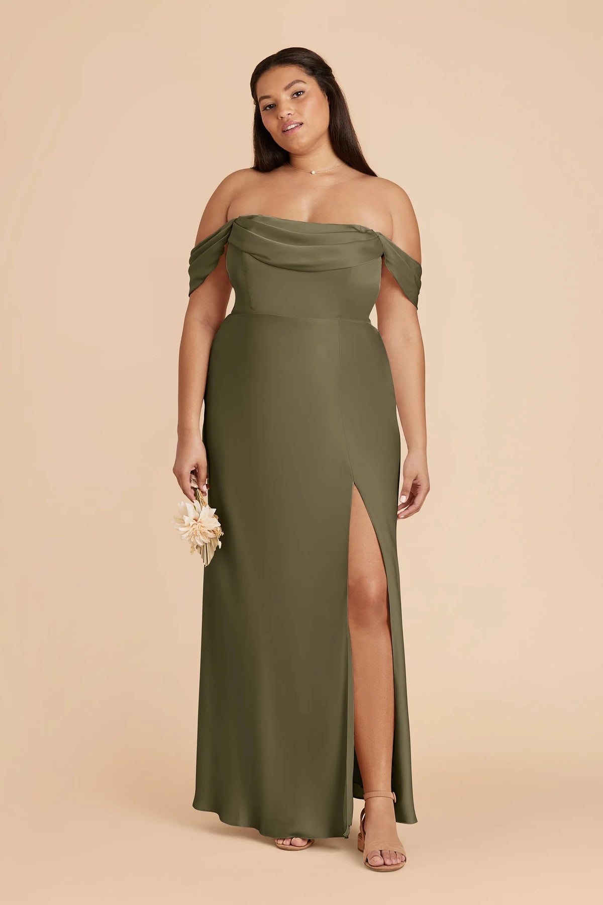 Corinne Thyme alternate view 2 bridesmaid dress