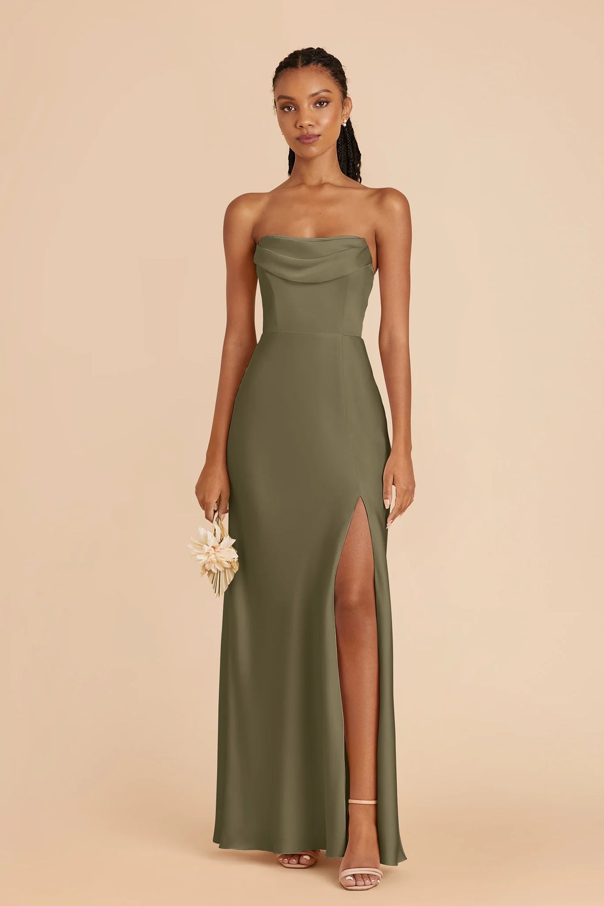 Corinne Thyme alternate view 1 bridesmaid dress