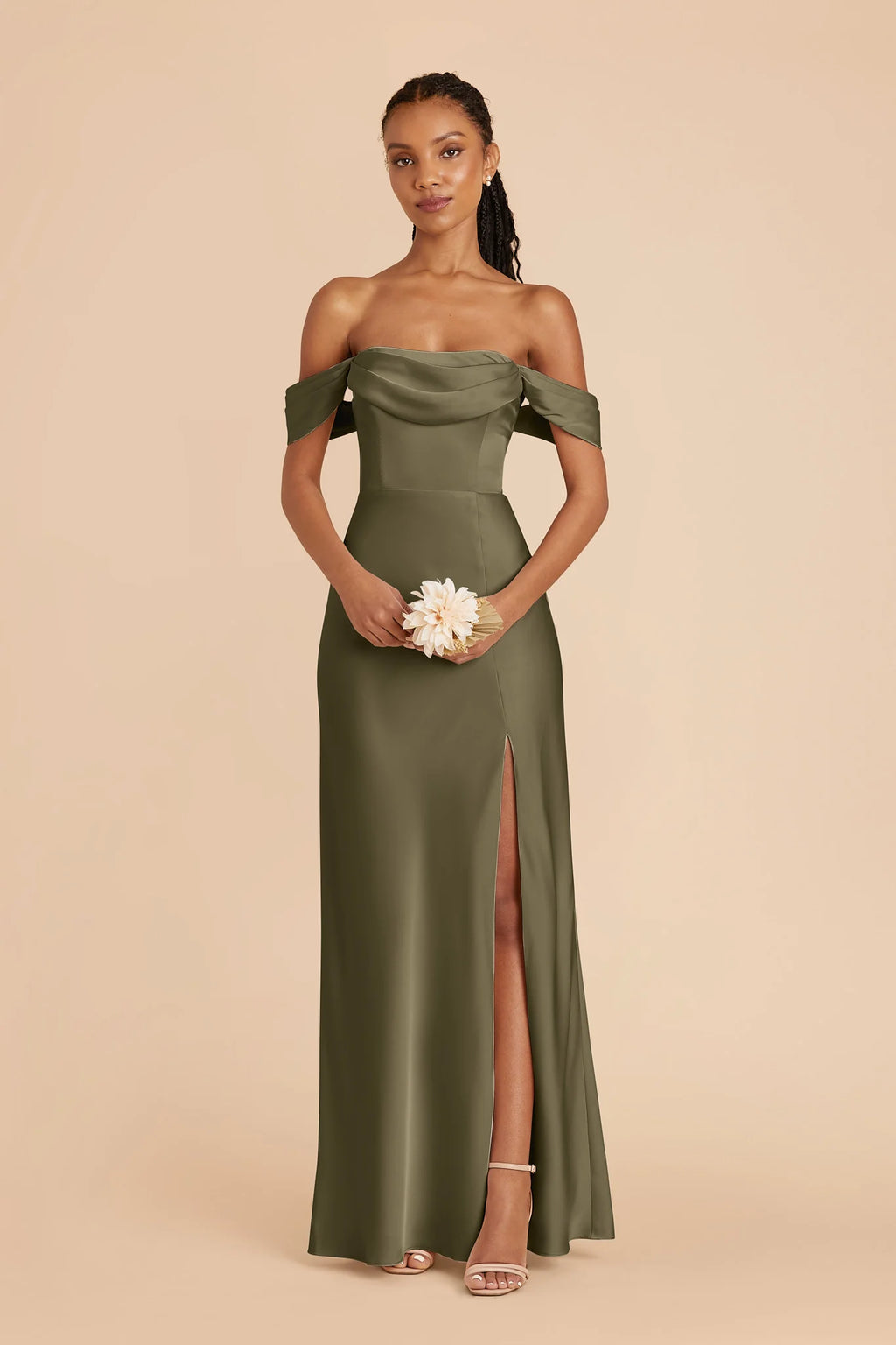 Corinne Thyme alternate view 3 bridesmaid dress