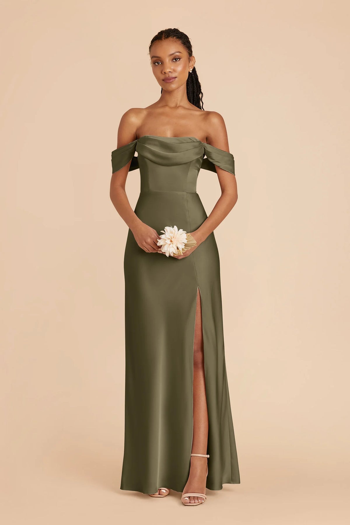 Corinne Thyme alternate view 3 bridesmaid dress