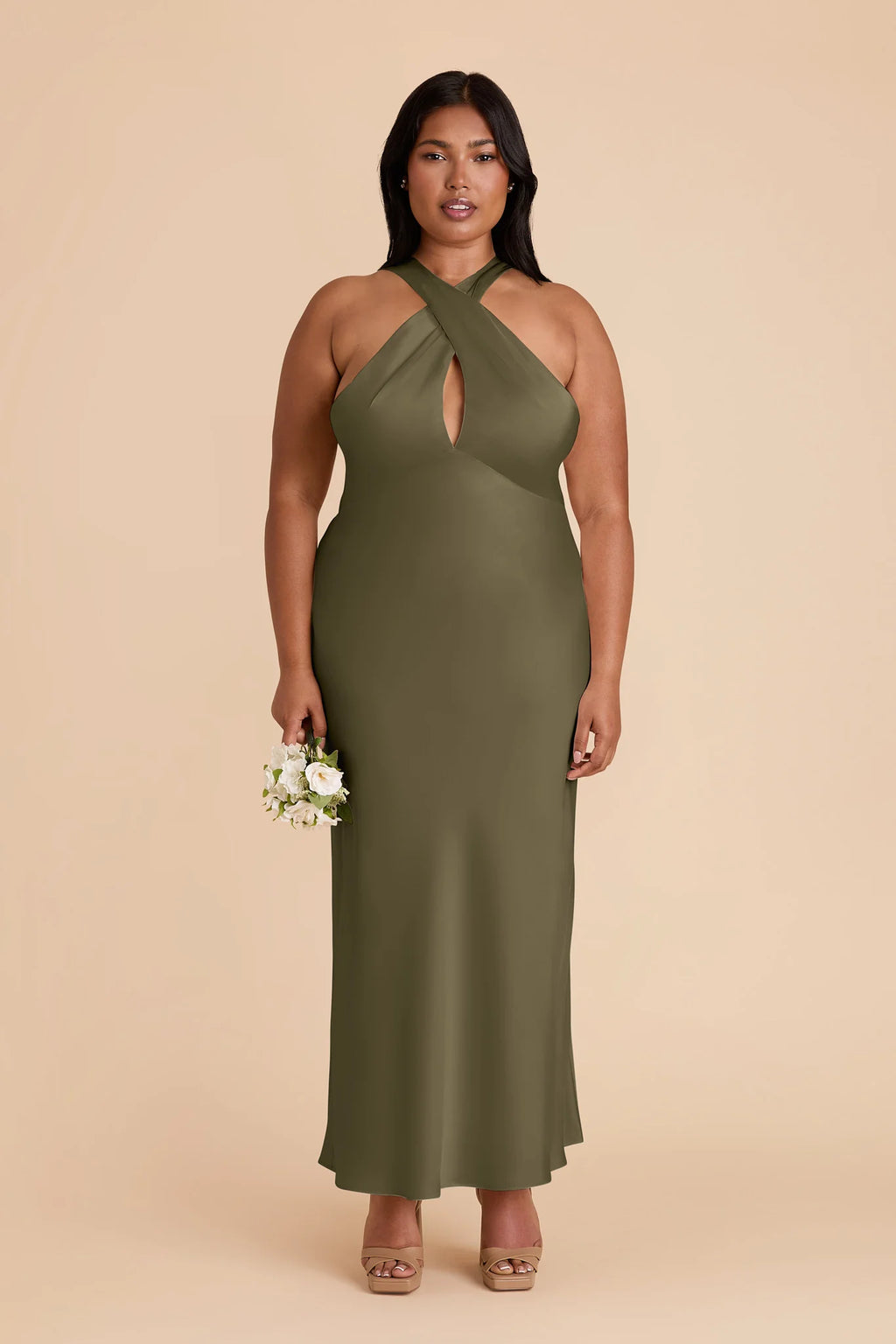 Seraphine Thyme alternate view 1 bridesmaid dress
