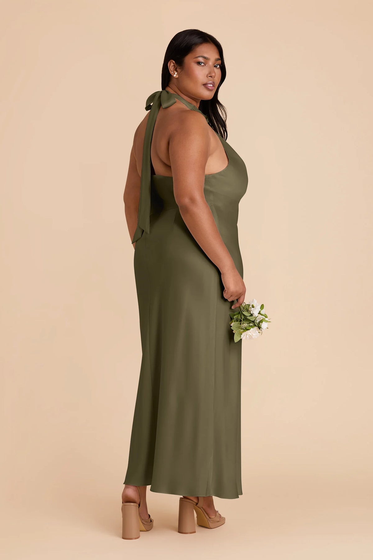 Seraphine Thyme alternate view 6 bridesmaid dress