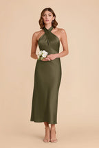 Seraphine Thyme alternate view 2 bridesmaid dress