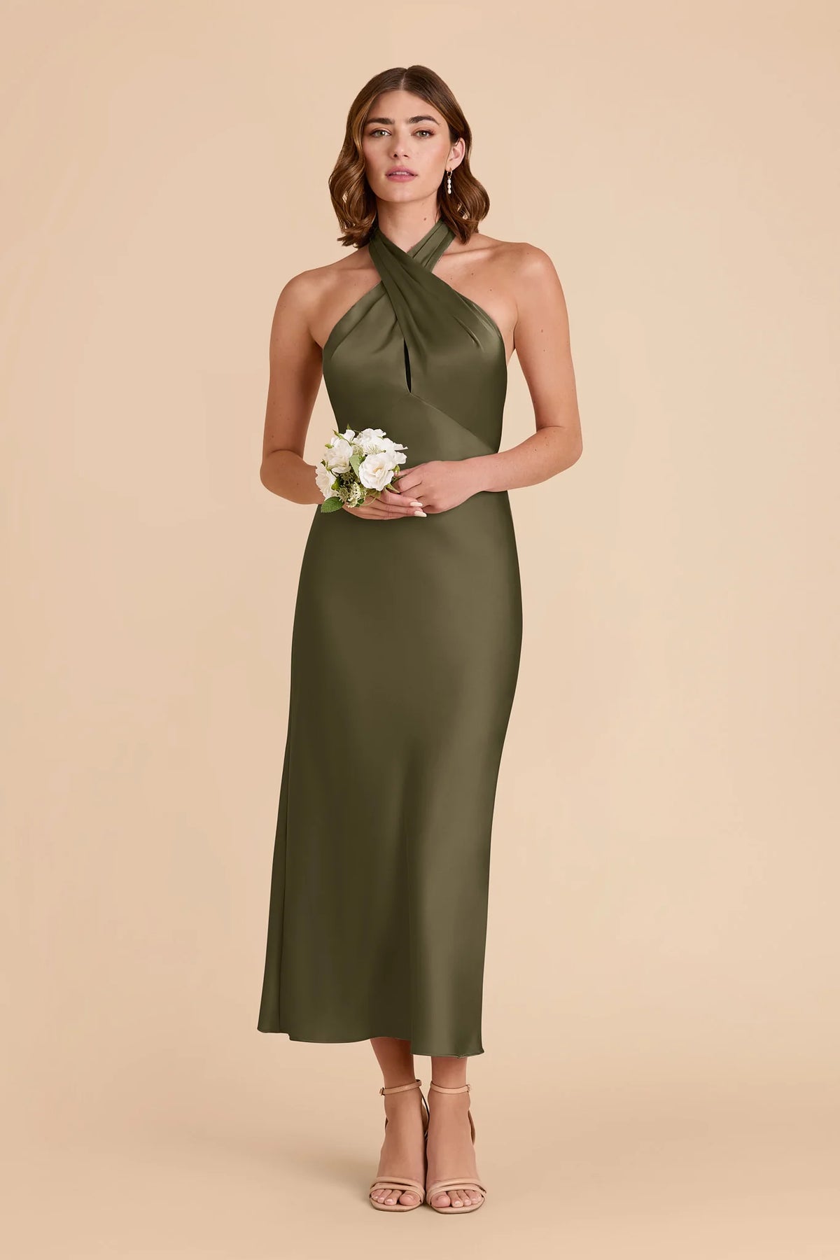 Seraphine Thyme alternate view 2 bridesmaid dress
