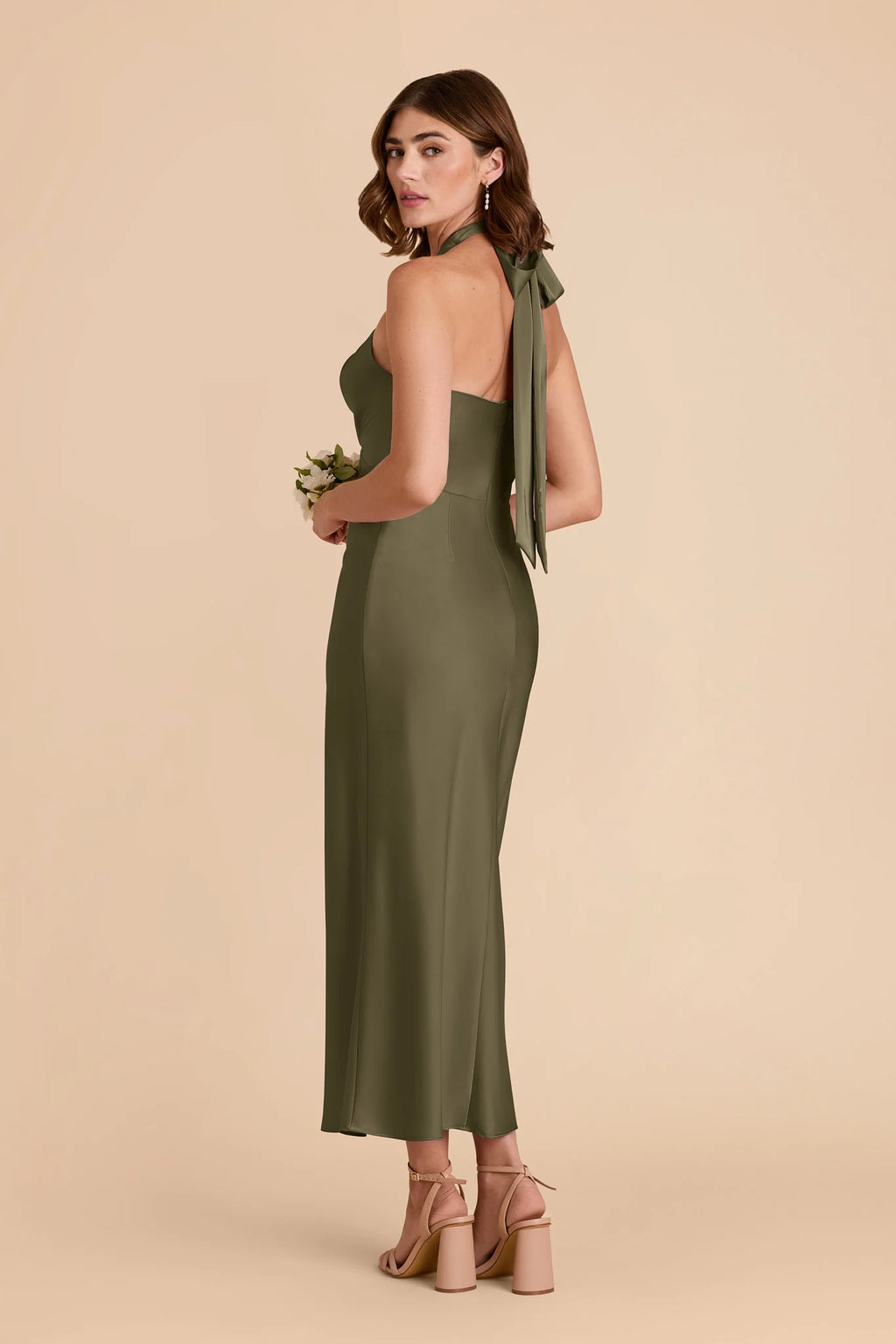 Seraphine Thyme alternate view 3 bridesmaid dress