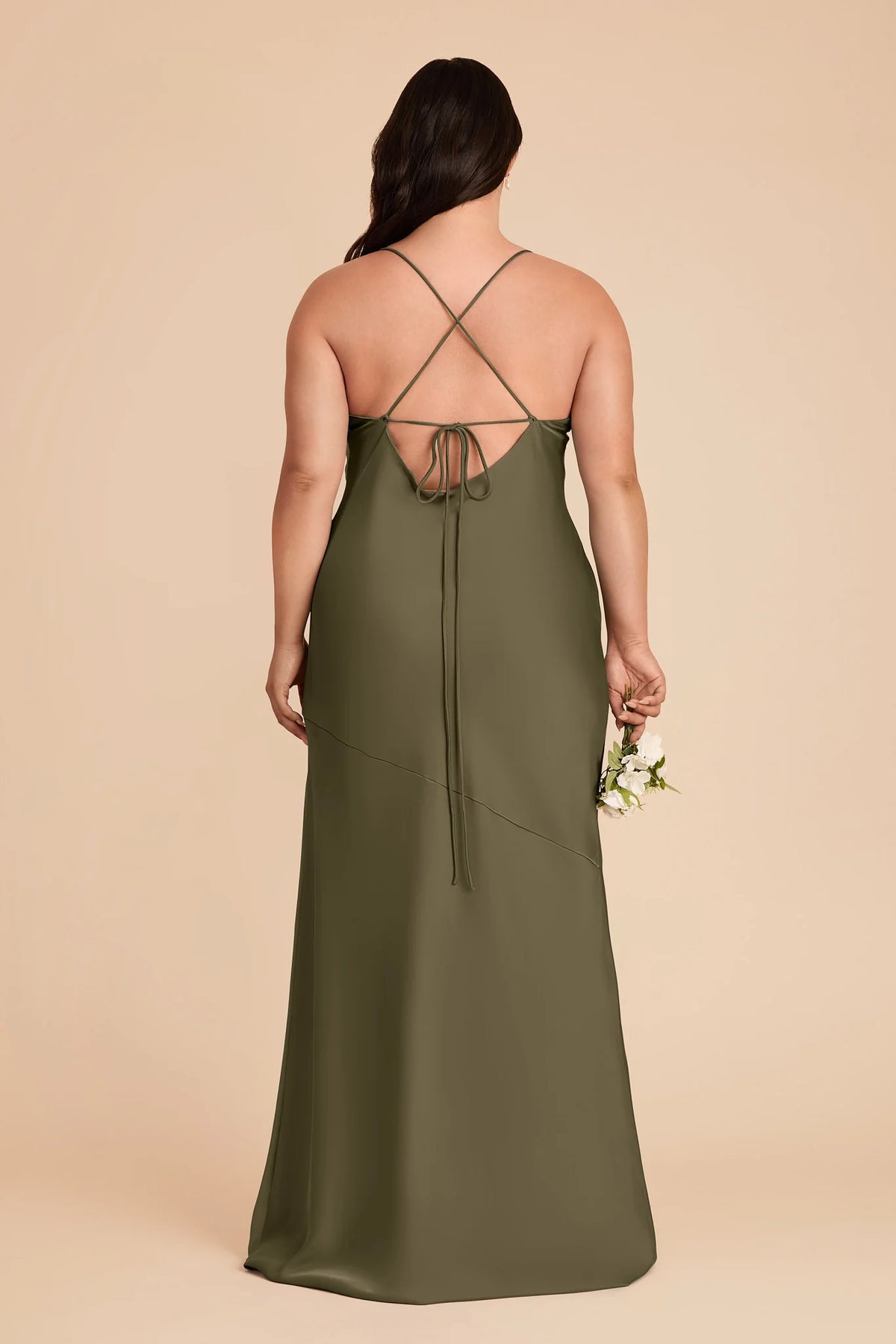 Estelle Thyme back view bridesmaid dress