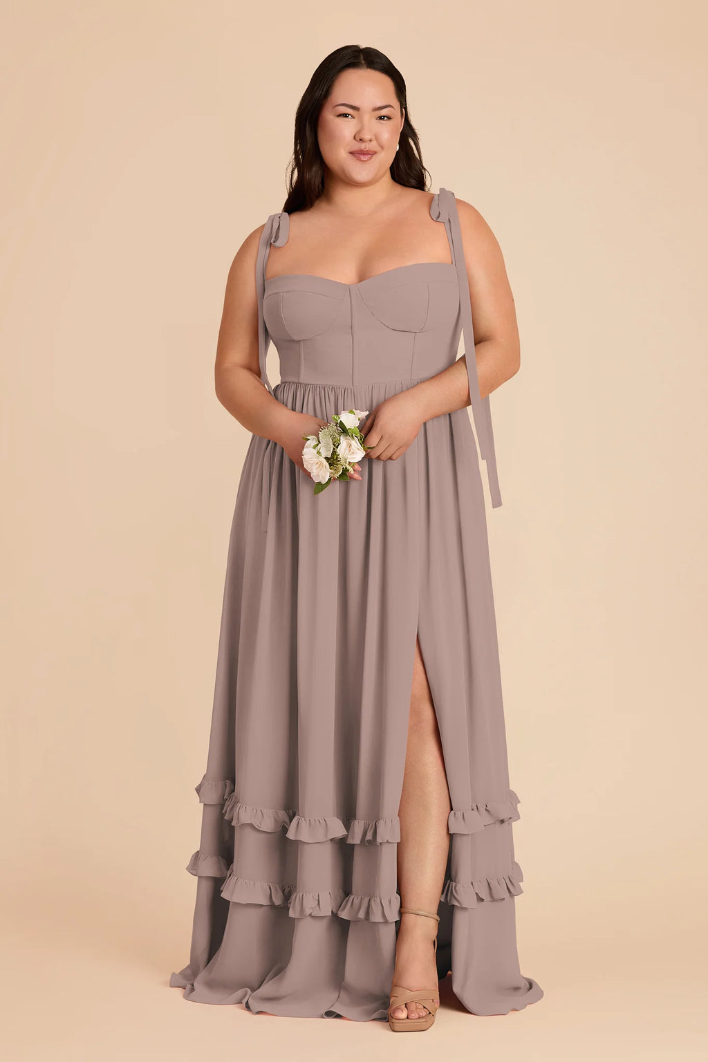 Daphne Toffee alternate view 1 bridesmaid dress