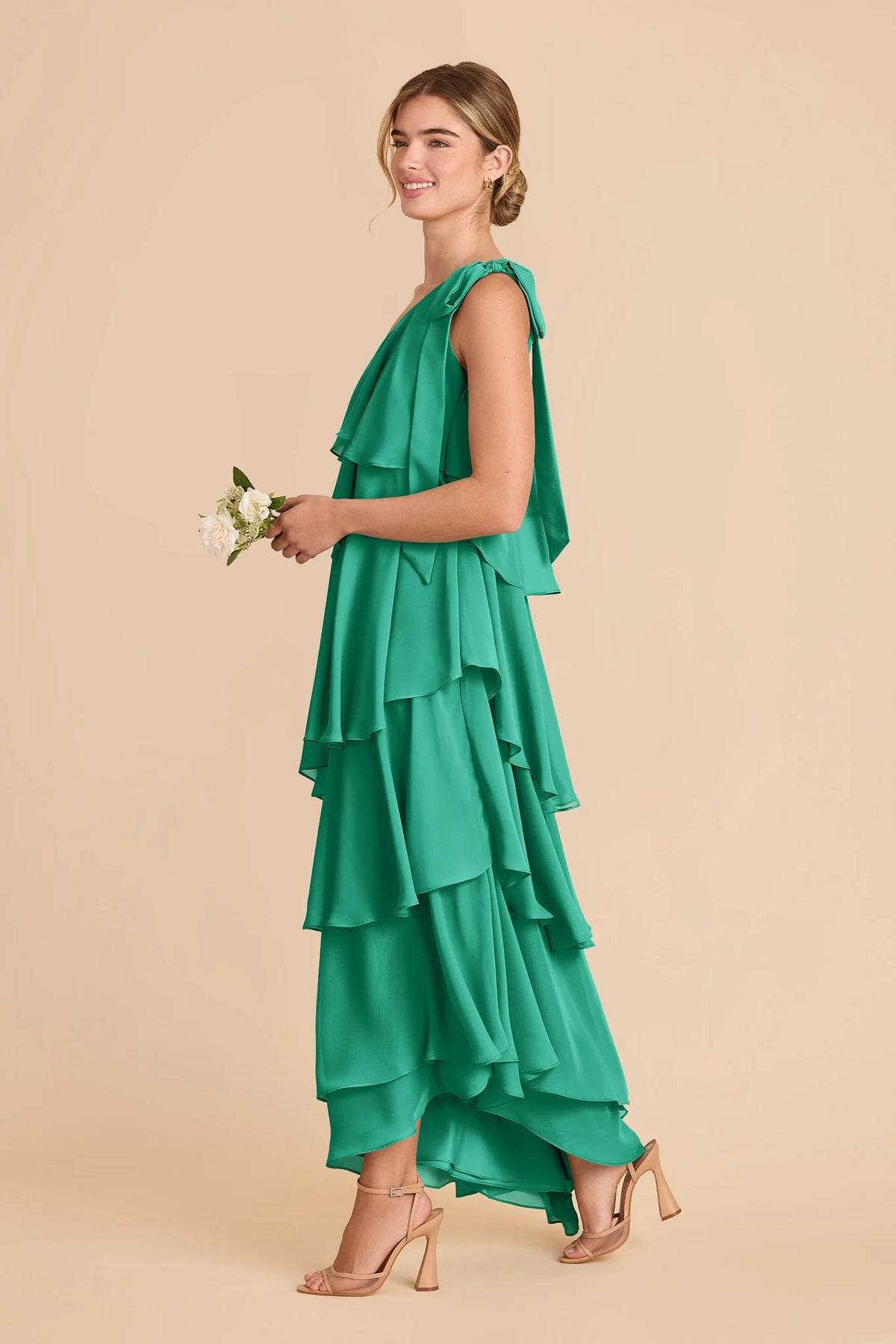 Marisol Turquoise alternate view 2 bridesmaid dress