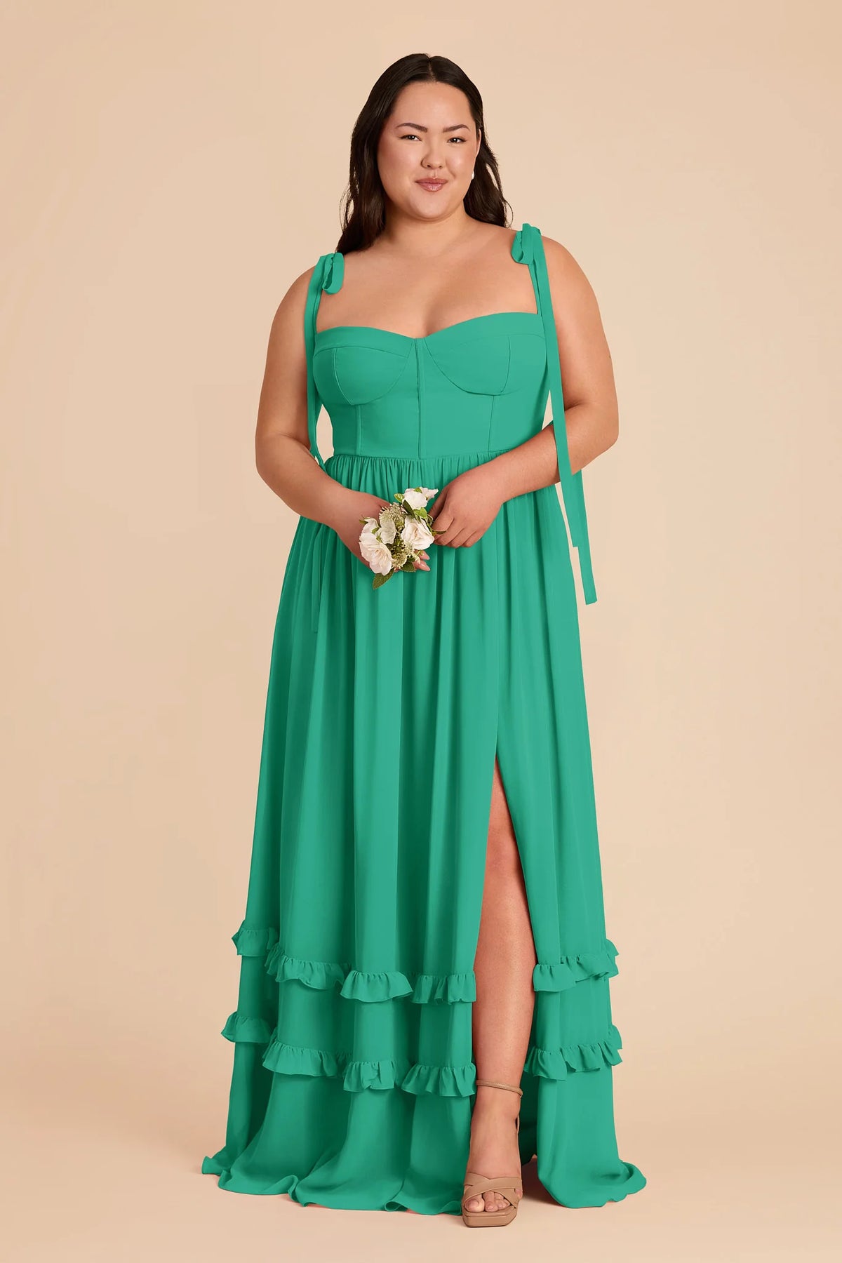 Daphne Turquoise alternate view 1 bridesmaid dress