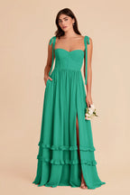 Daphne Turquoise alternate view 2 bridesmaid dress