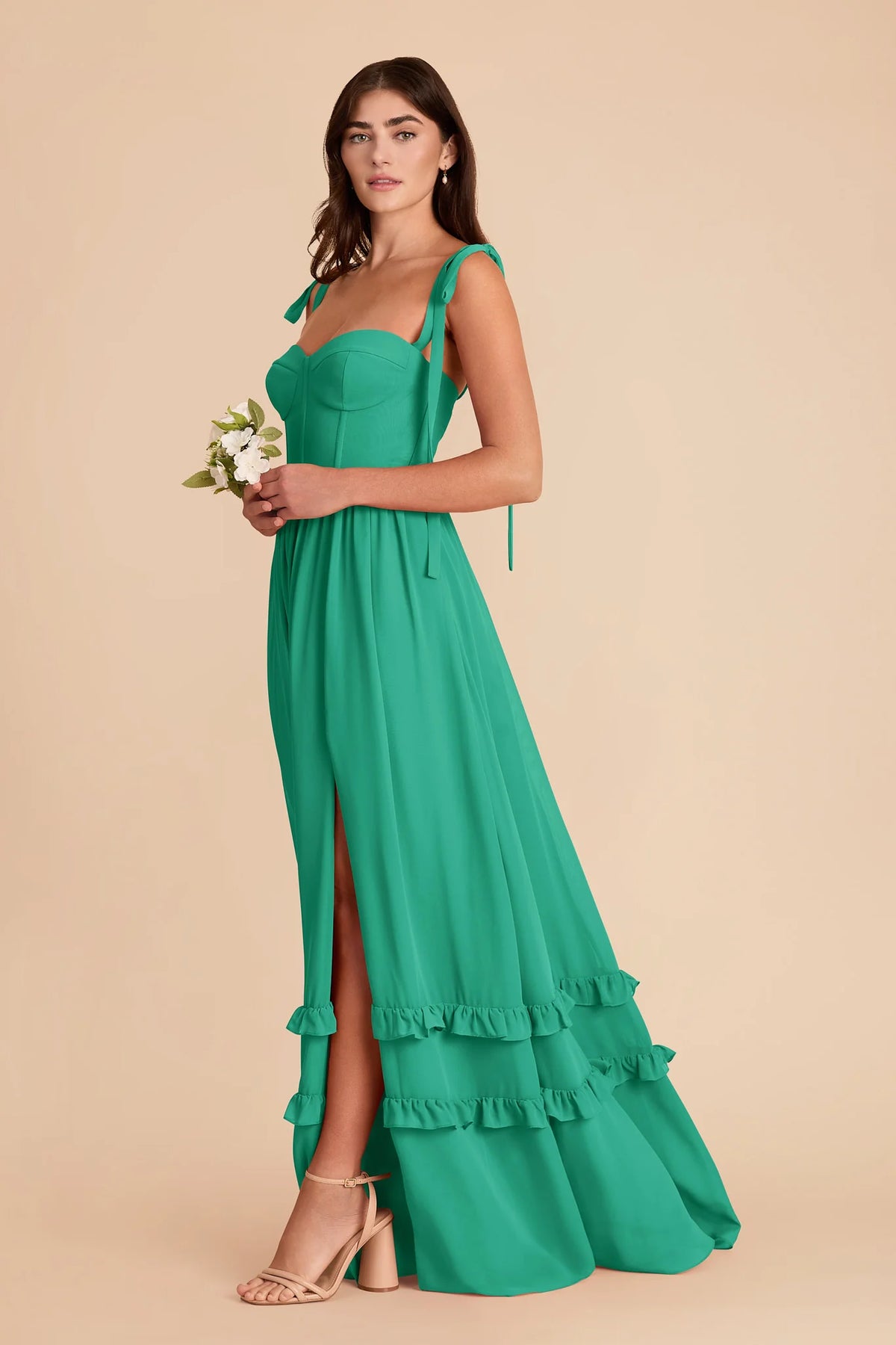 Daphne Turquoise alternate view 3 bridesmaid dress
