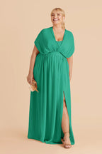 Elodie Turquoise alternate view 1 bridesmaid dress
