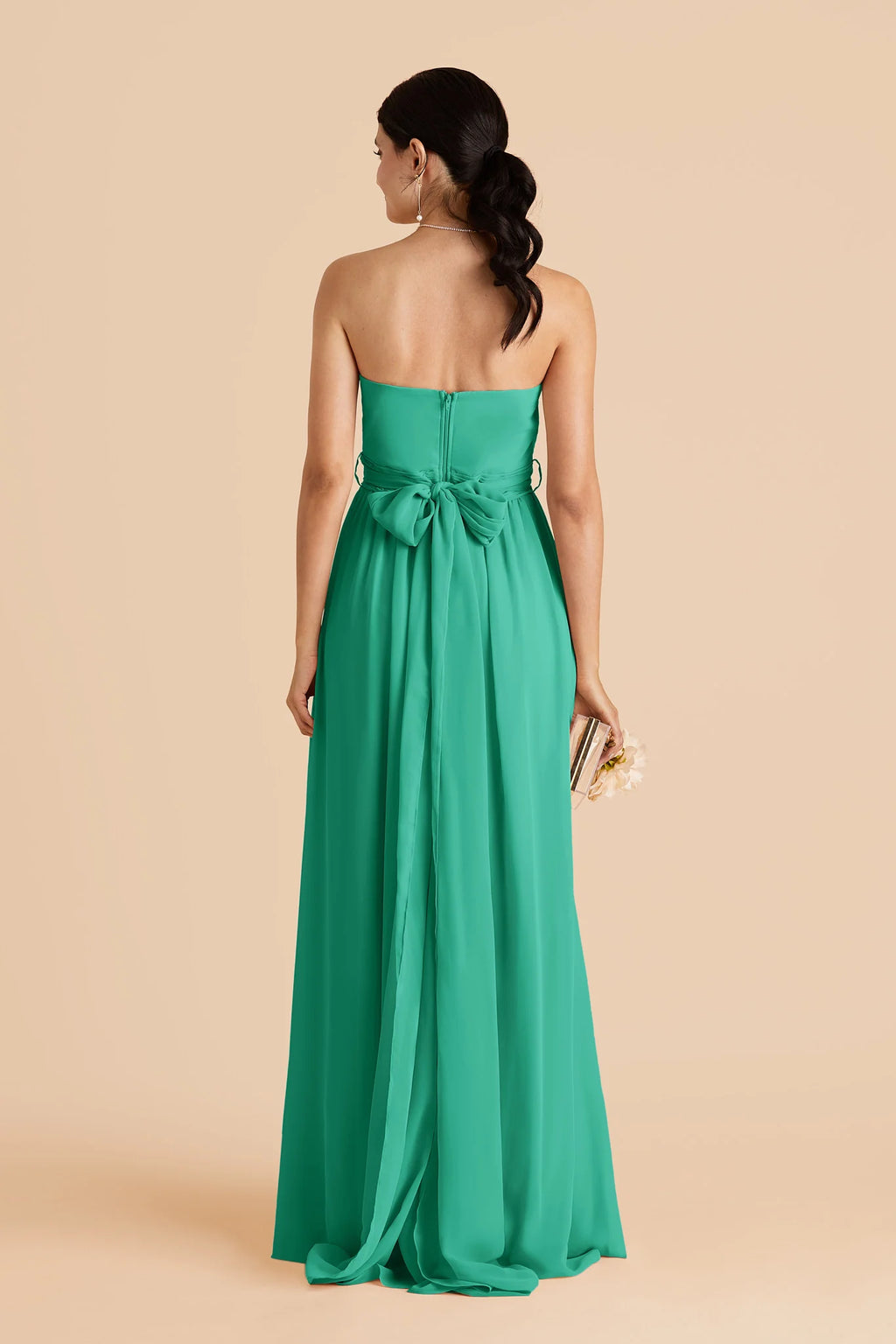 Elodie Turquoise alternate view 2 bridesmaid dress