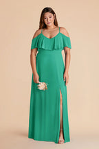 Genevieve Turquoise alternate view 1 bridesmaid dress