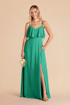 Genevieve Turquoise alternate view 2 bridesmaid dress