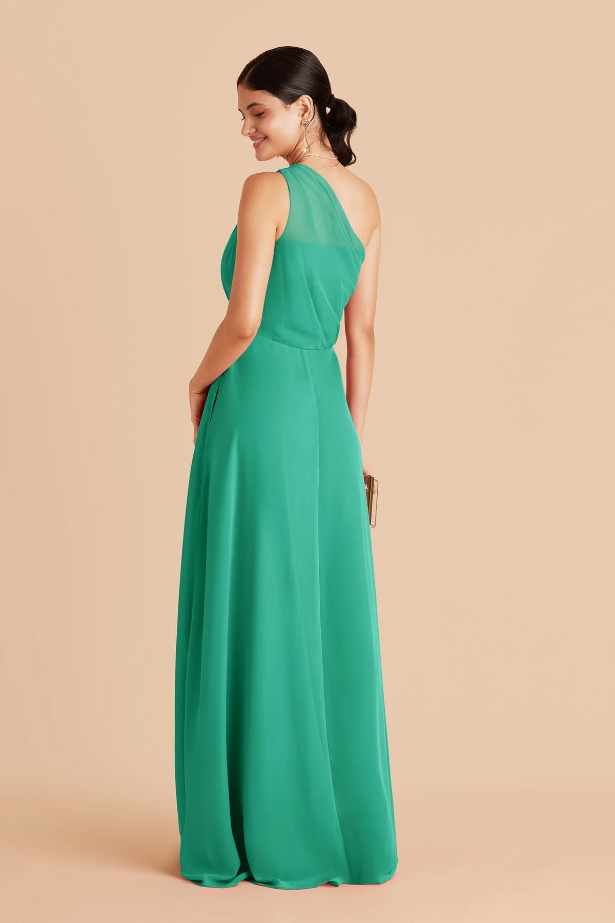 Celine Turquoise alternate view 2 bridesmaid dress