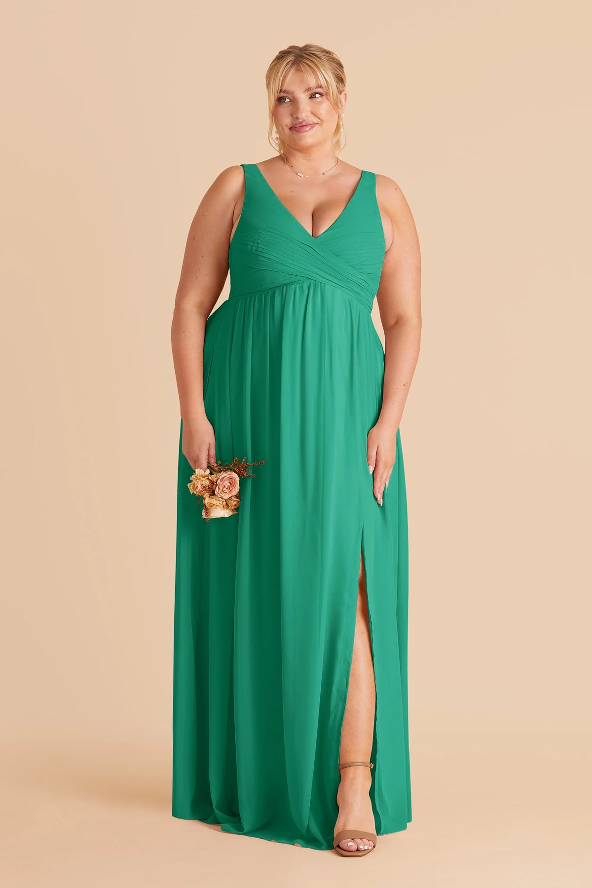 Annelise Turquoise alternate view 1 bridesmaid dress