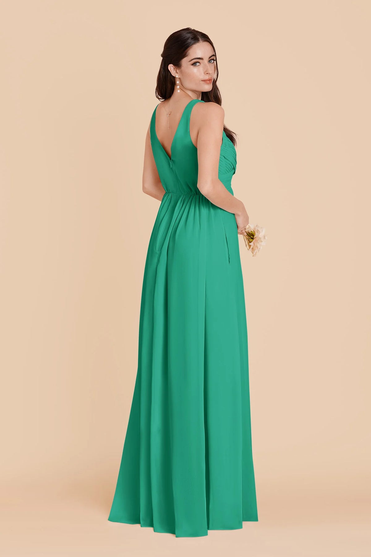 Annelise Turquoise alternate view 3 bridesmaid dress